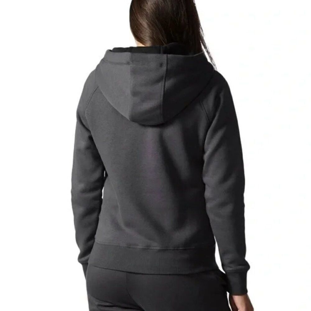 ✨ADIDAS ORIGINALS✨ Logo Drawstring Hoodie Sweatshirt - [Small, Gray] - Picture 2 of 14